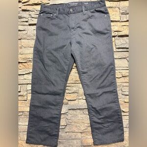 Banana Republic Men’s Traveler Jeans Slim Fit Sz 34x27 Gray Stretch